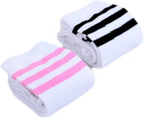 Lovely Annie Big Girl's 1 Pair Over-the-Knee Thigh High Knee High Cotton Socks Size L/XL