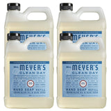 Hydrating Hand Soap Refill in Refreshing Rainwater Scent for any Soap Dispenser for Bathroom & Kitchen Essential Oils for Hand Wash Cruelty Free, 33 Fl OZ Per Bottle, 4 Bottles