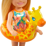 Barbie and Chelsea The Lost Birthday Playset with Chelsea Doll (Blonde, 6-in), Jungle Pet, Floatie and Accessories, Gift for 3 to 7 Year Olds