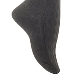 Lian LifeStyle Women's 5 Pairs Adorable Comfortable Soft Thigh High Over Knee High Cotton Socks Size 6-9 L1024 (Black)