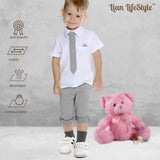 Lian LifeStyle Fascinating Children's 1 Pair Knee High Wool Blend Boot Socks Resistant, Comfortable and Health Focused FS02 Size M (2-4Y) (Dark Gray)