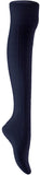 Lian LifeStyle Big Girl's Women's 3 Pairs Knee High Thigh High Cotton Socks Size 6-9 L1024