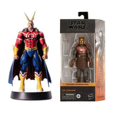 Dark Horse My Hero Academia: All Might Silver Age 11 Inch Figure + The Black Series The Armorer Toy 6-Inch Scale The Mandalorian Collectible Action Figure, Pack of 2