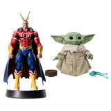 Dark Horse My Hero Academia: All Might Silver Age 11 Inch Figure + The Child Talking Toy with Character Sounds and Accessories The Mandalorian, Pack of 2