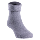 AATMart 6 Pairs Children Wool Blend Crew Socks | Thick & Warm, Comfy, Durable, Stretchable - Perfect for All Season Plain Size 6M-12M (Blue,Gray,Beige)