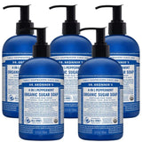 Moisturizing Liquid Hand Soap Soothing Clean, Made with Essential Oils, Cruelty Free Cleanser that Washes Away Dirt, Peppermint, 12 FL OZ Bottle