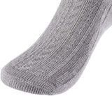 Lian LifeStyle Cute Big Girl's Women's 6 Pairs Cotton Crew Socks HR1756 Size 6-9