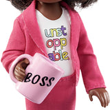 Barbie Chelsea Can Be Playset with Brunette Chelsea Boss Doll (6-In/15.24-cm), Briefcase, Computer, Cell Phone, Planner, Mug, Desk Plate, Great Gift for Ages 3 Years Old & Up