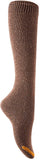 Lian Lifestyle Awesome Women's 3 Pairs Knee High Cotton Socks, Breathable, Fancy and Cozy Size 2.5-7 L158212(Grey,Coffee,Wine)