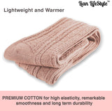 Lian LifeStyle Women's 1 Pair Adorable Knee High Cotton Socks JMYP1025 Size 6-9