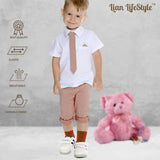 Lian LifeStyle Fascinating Children's 1 Pair Knee High Wool Blend Boot Socks Resistant, Comfortable and Health Focused FS02 Size M (2-4Y) (Dark Brown)