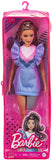 Barbie Fashionistas Doll 121 with Long Brunette Hair and Prosthetic Leg Wearing Sweater Dress and Accessories, for 3 to 8 Year Olds