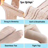 Lian LifeStyle Women's 1 Pair Adorable Knee High Cotton Socks JMYP1025 Size 6-9