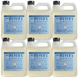Hydrating Hand Soap Refill in Refreshing Rainwater Scent for any Soap Dispenser for Bathroom & Kitchen Essential Oils for Hand Wash Cruelty Free, 33 Fl OZ Per Bottle, 6 Bottles