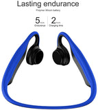 Lian LifeStyle Premium Bone Conduction Headphones Lightweight & Waterproof w/Mic & Bluetooth. Wireless Over Ear Headset for Adults and Kids, Suitable for Sports, Gaming, Travel or Office (Grey)