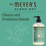 Effective Liquid Hand Soap for Daily Use Natural Hand Soap w/ Essential Oils for Hand Wash Cruelty Free Eco Friendly Product Basil Scented Soap 12.5 FL OZ Per Bottle, 1 Bottle