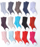 Lian LifeStyle Boy's 5 Pairs Pack Wool Blend Crew Socks 2Y-5Y