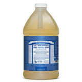 Pure Castile Liquid Soap, Peppermint, Made with Organic Oils, For Face, Body, Hair, Laundry, Pets and Dishes, Concentrated, Vegan, Non-GMO, Pack of 4, 64 Fl OZ Per Pack