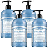 Moisturizing Liquid Hand Soap Soothing Clean, Made with Essential Oils, Cruelty Free Cleanser that Washes Away Dirt, Baby Unscented, 24 FL OZ Bottle, 4 Bottles