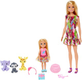 Barbie and Chelsea The Lost Birthday Playset with Barbie & Chelsea Dolls, 3 Pets & Accessories, Gift for 3 to 7 Year Olds