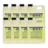 Hydrating Hand Soap Refill in Refreshing Lemon Verbena Scent for any Soap Dispenser for Bathroom & Kitchen Essential Oils for Hand Wash Cruelty Free, 33 Fl OZ Per Pack, Pack of 8
