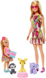 Barbie and Chelsea The Lost Birthday Playset with Barbie & Chelsea Dolls, 3 Pets & Accessories, Gift for 3 to 7 Year Olds