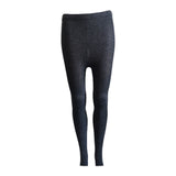 Lian LifeStyle Maternity Women's 1 Pair Full-Length Seamless Leggings Size XS (Dark Grey)