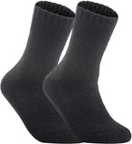 Lian LifeStyle Men's 3 Pairs Great Activewear Wool Crew Socks Size 6-9 LK1603