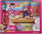 Barbie Gymnastics Playset: Barbie Doll with Twirling Feature, Balance Beam, 15+ Accessories for Ages 3 and Up