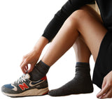 The Most Gorgeous 1 Pair Women's Wool Crew Socks Soft, Strong, Super Comfortable With Unique Designs Size 6-9(Black)