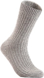 Lian LifeStyle Women's 1 Pair Perfect Fit Wool Crew Socks FS03 Size 6-9