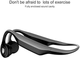 Lian LifeStyle Premium Bone Conduction Headphones Lightweight & Waterproof w/Mic & Bluetooth. Wireless Over Ear Headset for Adults and Kids, Suitable for Sports, Gaming, Travel or Office (Grey)