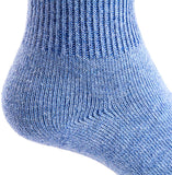 Lian LifeStyle 6 Pairs Pack Children Wool Socks Solid Color Size 1Y-3Y(Blue,Grey,Navy,Rose,Orange,Beige)