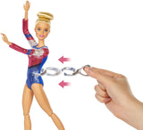 Barbie Gymnastics Playset: Barbie Doll with Twirling Feature, Balance Beam, 15+ Accessories for Ages 3 and Up
