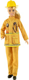 Barbie Firefighter Playset with Blonde Doll (12-in), Role-Play Clothing & Accessories: Extinguisher, Megaphone, Hydrant, Dalmatian Puppy, Great Gift for Ages 3 Years Old & Up