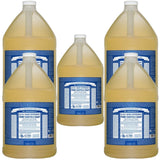 Natural & Pure Castile Soap Made With Organic & Natural Oils Hemp Peppermint Castile Soap Fully Vegan Liquid Soap All In One Magic Castile Liquid Soap 1 Gallon Per Pack, Pack of 5