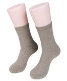 Meso Men's 4 Pairs Breathable & Lightweight Wool Crew Socks Good as Hiking & Running Socks WD Plain Size 6-10(Beige)