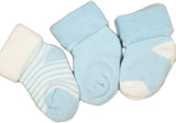 Lian LifeStyle Premium Unisex Children 3 Pairs Cotton Crew Socks Size 0-24M