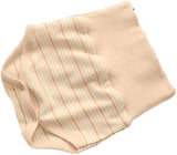 Lian LifeStyle Infant Baby's 1 PK Organic Cotton Underwear Size M Honey Dew w Ivory Strip
