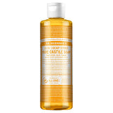 Undiluted Pure Castile Liquid Soap in Citrus Scent: 18-in-1 All Natural Soap w/ Organic Essential Oil Citrus Scent, All Purpose Castile Soap for Skincare, Hand Wash, Cleaning & More, 8 Fl OZ Bottle
