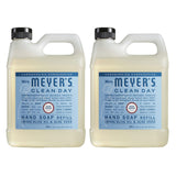 Hydrating Hand Soap Refill in Refreshing Rainwater Scent for any Soap Dispenser for Bathroom & Kitchen Essential Oils for Hand Wash Cruelty Free, 33 Fl OZ Per Bottle, 2 Bottles