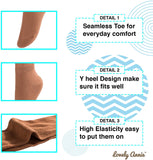 Lovely Annie Incredible Women's Thigh High Cotton Boot Socks L1856 Size 5-11