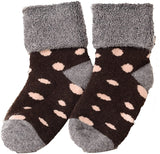 Lian LifeStyle 5 Pairs Children Viscose Dotted Crew Socks Random Color