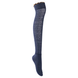 Lovely Annie Women's 4 Pairs Incredible Thigh High Cotton Boot Socks. Durable And Super Soft, Unique Ladies Socks L1856 Size 5-11 4P4C-Assorted