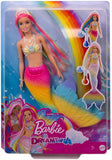 Barbie Dreamtopia Rainbow Magic Mermaid Doll with Rainbow Hair and Water-Activated Color Change Feature, Gift for 3 to 7 Year Olds