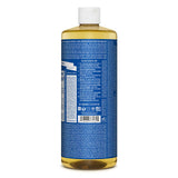 Undiluted Pure Castile Liquid Soap in Peppermint: 18-in-1 All Natural Soap w/ Organic Essential Oil Peppermint, All Purpose Castile Soap for Skincare, Hand Wash, Cleaning & More, 32 Fl OZ Bottle