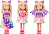 Barbie Dreamtopia Chelsea Doll and Dress-Up Set with 12 Fashion Pieces Themed to Princess, Mermaid, Unicorn and Dragon, Gift for 3 to 7 Year Olds
