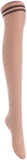 Lian LifeStyle Women's 5 Pairs Adorable Comfortable Soft Thigh High Over Knee High Cotton Socks Size 6-9 L1023(Black,Cofe,Khaki,White,Wine)