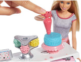 Barbie Cake Decorating Playset with Blonde Doll, Baking Island with Oven, Molding Dough and Toy Icing Pieces for Kids 4 to 7 Years Old [Amazon Exclusive]