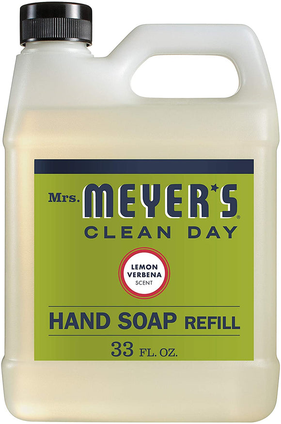 Liquid Hand Soap Refill Gallon with Lemon Verbena | Contains Olive Oil & Aloe Vera - Biodegradable Formula and Citrus Scent | 33 Fluid Ounces, 975 ML, Pack of 1